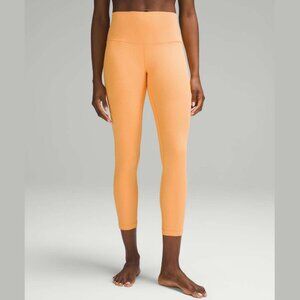 Lululemon Align Ribbed High-Rise Pant 25" Mango Dream (6) NWT!